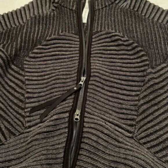 Lululemon Embrace  Cotton  Rib-Knit Zip Hoodie Size 12 - Picture 10 of 10